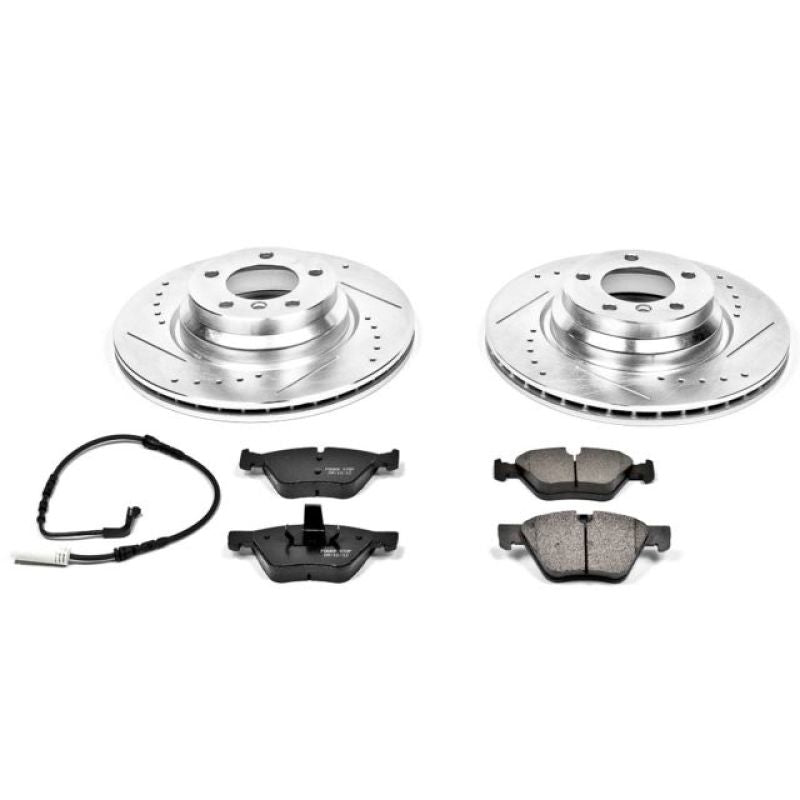 PowerStop K3077 2006 fits BMW 330i Front Z23 Evolution Sport Brake Kit
