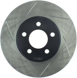 Stoptech 126.61072SR Power Slot 03-08 Crown Victoria/fits Grand Marquis/Lincoln Town Car Front Right Slotted Rotor