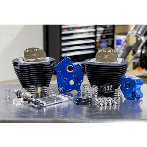 S&S 310-1233 Cycle 2017+ M8 132in Power Pack w/ Chrm Pushrod Tubes & Cam Chain T