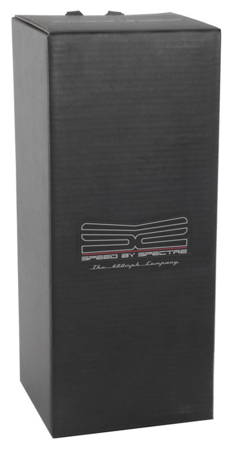 Spectre 9751 Air Duct Hose Kit 4in. OD (41in. Ducting / 2 Threaded PVC Couplers) - Blk