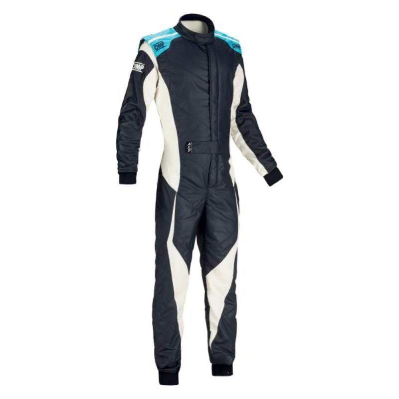 OMP IA0-1859-B01-244-44 Tecnica Evo Overall My21 Navy/Cyan - Size 44 (Fia 8856-2018)