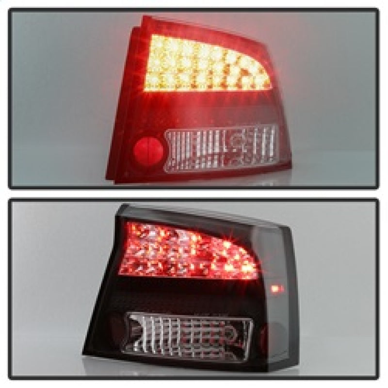 Spyder 5002273 fits Dodge 06-08 Charger LED Tail Lights Black ALT-YD-DCH05-LED-