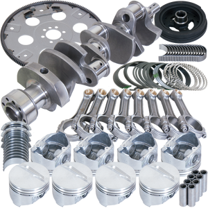 Eagle B13005L03068 fits Chevrolet 350 Balanced 1Pc Rear Seal Rotating Assembly Kit .030 Bore Dome 168 Tooth Flex Plate