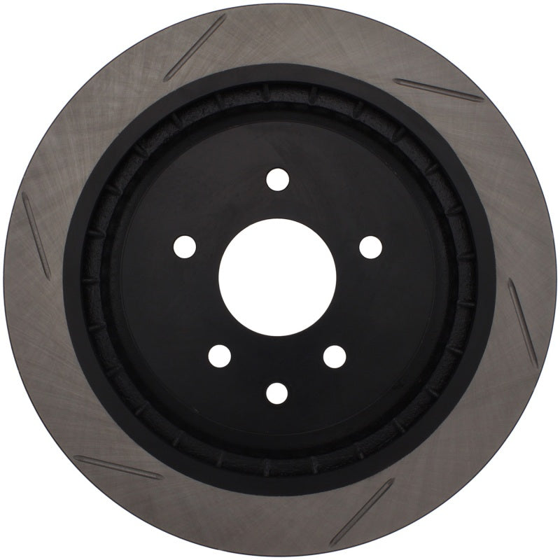 Stoptech 126.42101SR Power Slot fits Nissan 370z / Infiniti G37 SportStop Slotted Rear Right Rotor