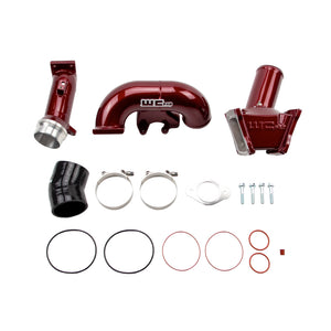 Wehrli WCF100163-RED 06-07 fits Chevrolet Duramax LBZ 3in. Y-Bridge Kit - WCFab