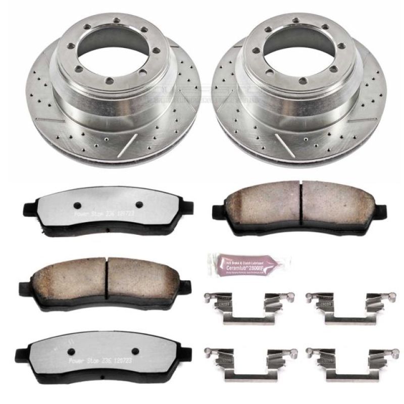 PowerStop K1889 36 99 fits Ford F-350 Super Duty Rear Z36 Truck & Tow Brake Kit