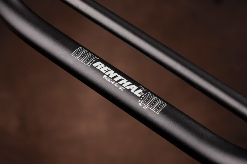 Renthal 825-01-BK-04-227 12-19 KTM 50SX 7/8 in. Handlebar Mini - Black