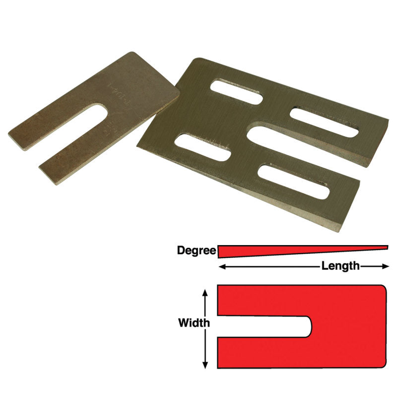 SPC Performance 10504 MBZ SHIMS 3X6X0.5 deg.(6)