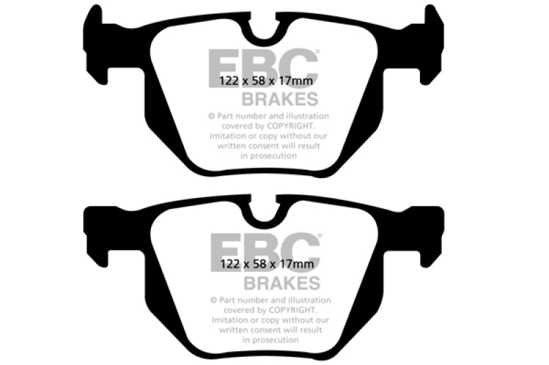 EBC DP21588 13+ fits BMW X1 3.0 Turbo (35i) Greenstuff Rear Brake Pads