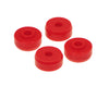 Prothane 19-921 Universal Shock Bushings - Stem Type - Small Nipple - Red