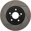 Stoptech 126.47012SR Power Slot 00-05 Legacy / 7/98-08 fits Impreza Front Right SportStop Slotted Rotor