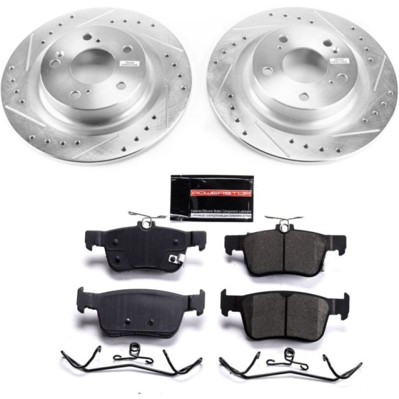 PowerStop K7871 fits Honda 17-19 Civic Rear Z23 Evolution Sport Brake Kit