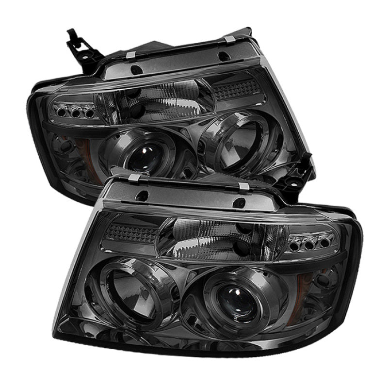 Spyder 5010223 fits Ford 04-08 F150 Projector Headlights Version 2 LED Halo LED