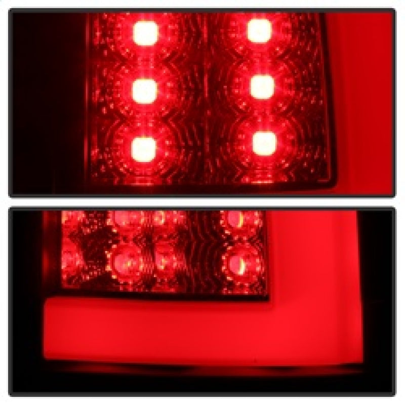 Spyder 5084156 fits GMC 00-06 Yukon/Yukon XL V2 Light Bar LED Tail Lights - Blk