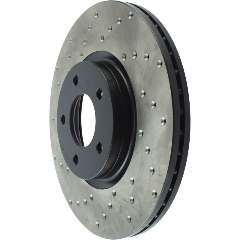 Stoptech 128.45078CR 2007-2013 Mazda 3 2.3L Cryo Drilled Right Front Brake Rotor