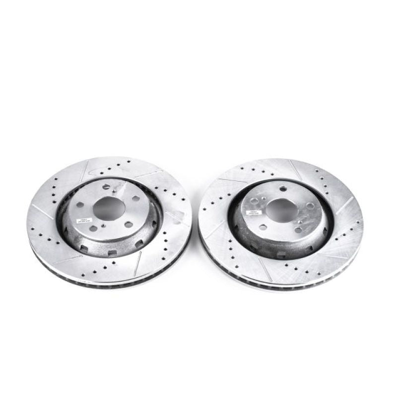 PowerStop fits Toyota 09-16 Venza Front Evolution Drilled & Slotted Rotors -