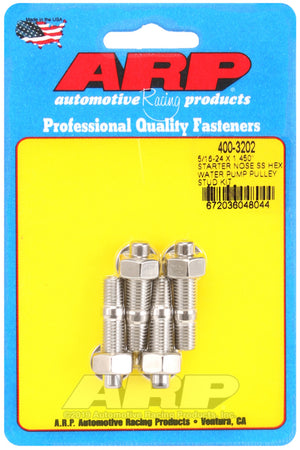 ARP 400-3202 5/16-24 X 1.450 Starter Nose SS Hex Water Pump Pulley Stud Kit