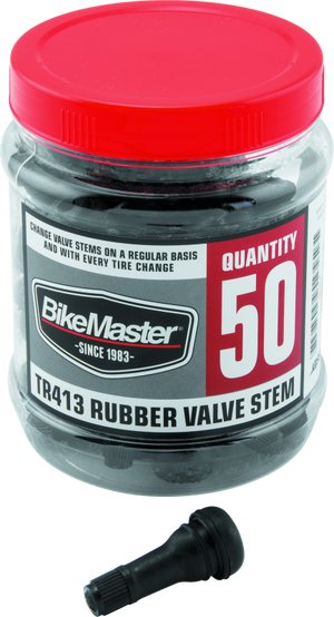 BikeMaster 151410 BikeMaster Valve Stem TR413 Rubber Tub/51