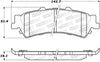 Stoptech 305.0792 Street Select Brake Pads