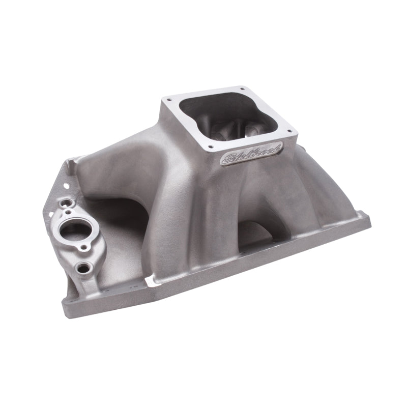 Edelbrock 28002 Manifold Big Victor II BBC w/ Edelbrock Profiler or Dart Big Chief Heads Dominator Flange