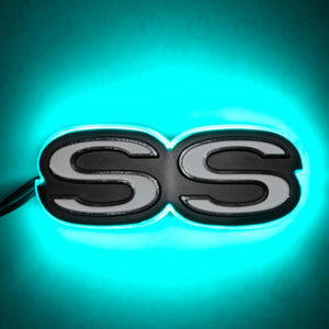 ORACLE Lighting 3095-010 Oracle fits Chevrolet Camaro SS Illuminated Emblem - Aqua