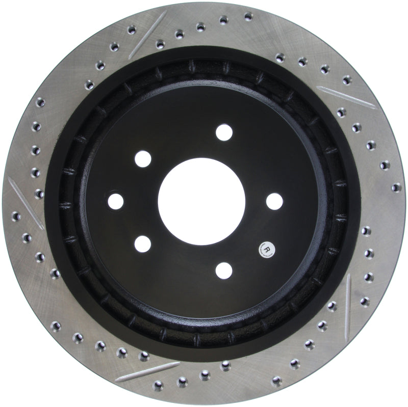 Stoptech 127.42101R fits Infiniti G37 / Nissan 370Z SportStop Slotted & Drilled Rear Right Rotor