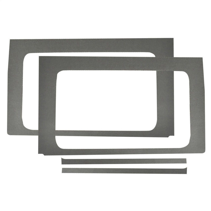 DEI  50176 fits Jeep 18-23 Wrangler JL 4-Door Boom Mat Rear Side Window Trim - 4