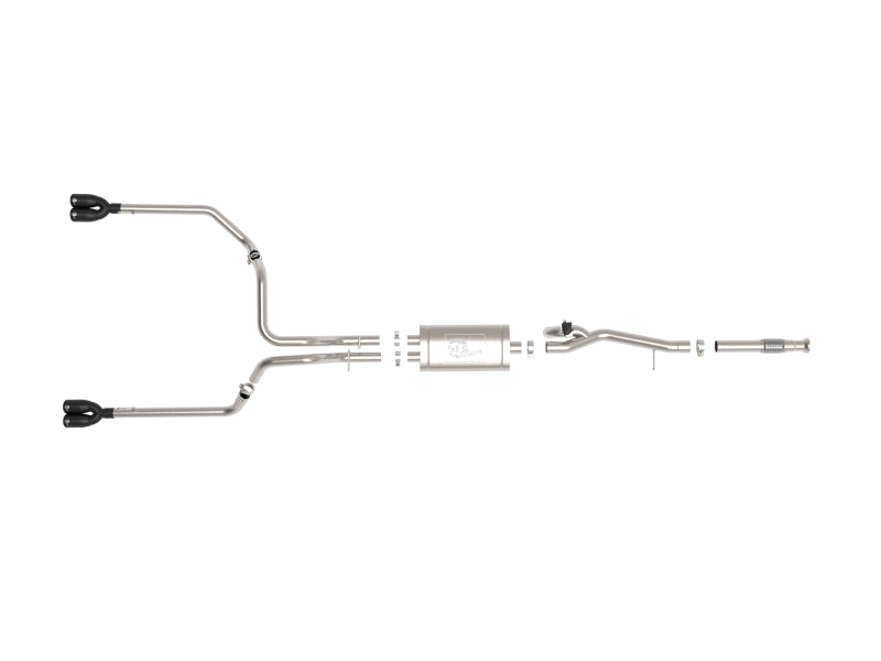 AFE 49-34139-B  XV 3in 304 SS Cat-Back Exhaust w/ Cutout 19-21 fits GM Silverad