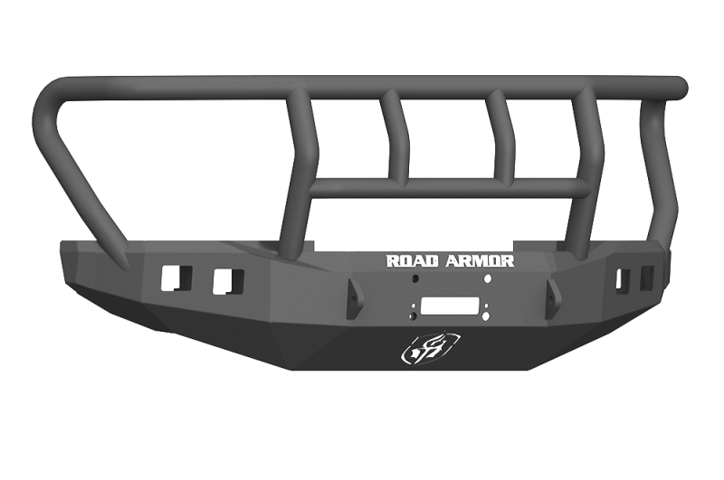 Road Armor 61742B fits Ford 17-20 F-250 Stealth Wide Fender Front Winch Bumper w/Titan II Guard - Tex Blk