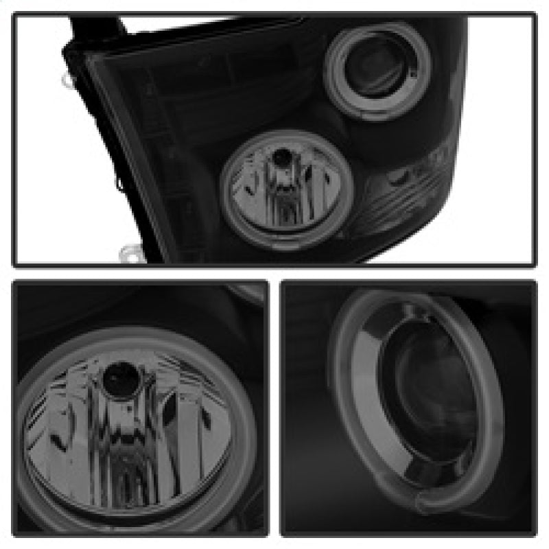 Spyder 5078810 fits Dodge 09-14 Ram 1500 Projector Halogen Model- CCFL Halo LED