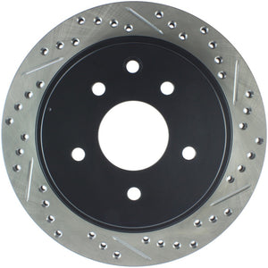 Stoptech 127.42077L 03-05 350Z / 03-04 G35 / 03-05 G35X SportStop Slotted & Drilled Rear Left Rotor