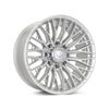 Vossen HFX-6 - 22x12 - 8x165.1 - ET-44 - Ultra Deep Face - 125.1 - Silver Polished Wheel