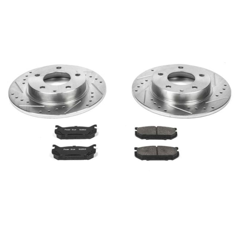 PowerStop K790 fits Ford 93-97 Probe Rear Z23 Evolution Sport Brake Kit