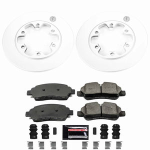 Power Stop 15-19 Ford Transit-350 HD Rear Z23 Coated Brake Kit
