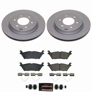 Power Stop 22-25 Ford Bronco Rear Z23 Coated Brake Kit