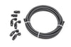Radium Engineering 20-1208 8AN Universal PTFE Hose Kit - Black Carbon