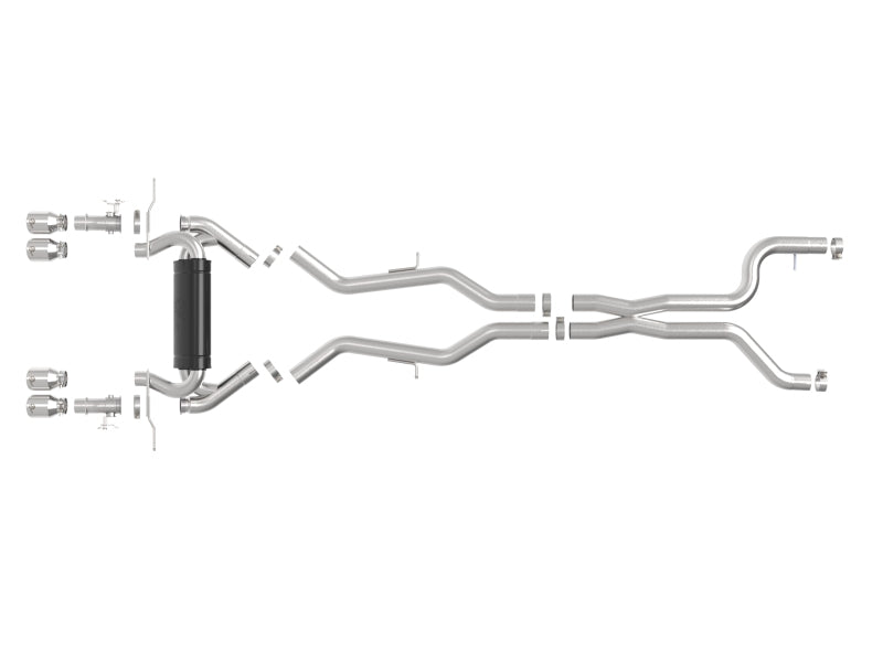 AFE 49-36353-P fits BMW M2 L6-3.0L (G87) MACH Force-Xp Cat-Back Exhaust w/ Poli