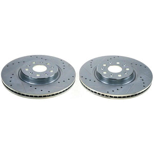 PowerStop fits Chevrolet 20-21 Corvette Rear Evolution Drilled & Slotted Rotor -