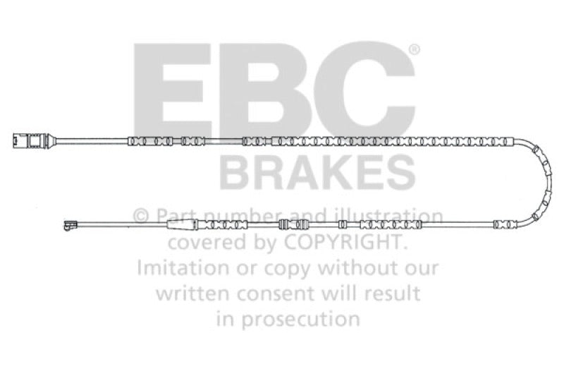 EBC EFA145 fits BMW 10 2016-20 Z4 3.0L (E89) Rear Wear Leads