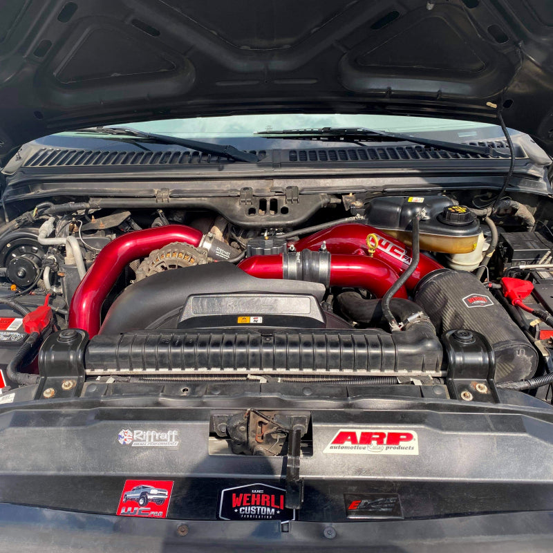 Wehrli 03-07 Ford Power Stroke 6.0L 4in Intake Kit - Candy Teal