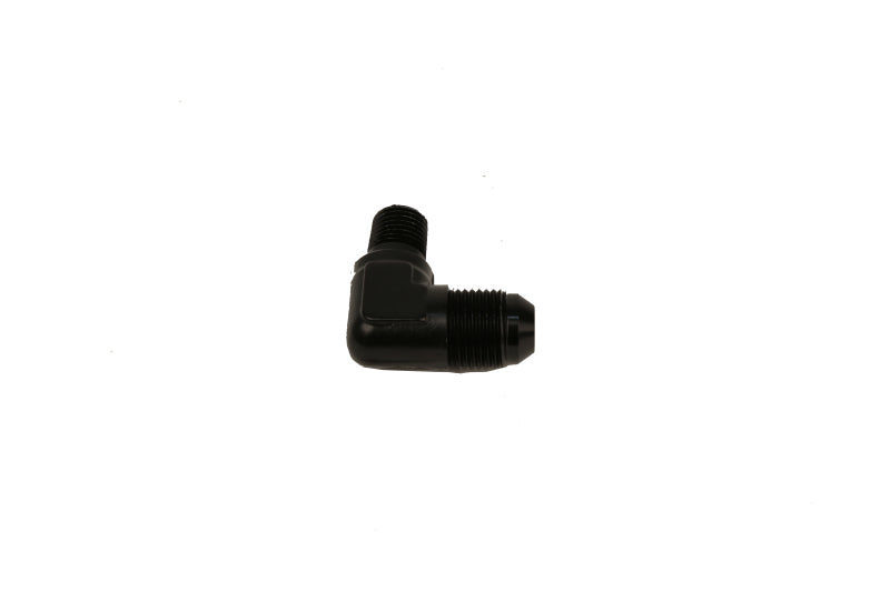 Aeromotive  15667 Fitting Elbow 1/4in-MNPT to AN-08 90-Deg Black