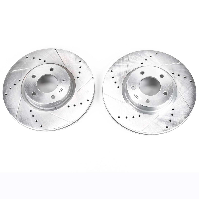 PowerStop fits Mazda 07-13 3 Front Evolution Drilled & Slotted Rotors - Pair