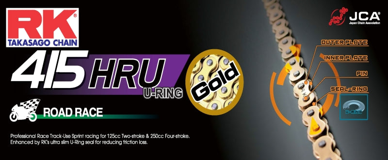 RK Chain GB415HRU144 415 Sprint Racing Chain