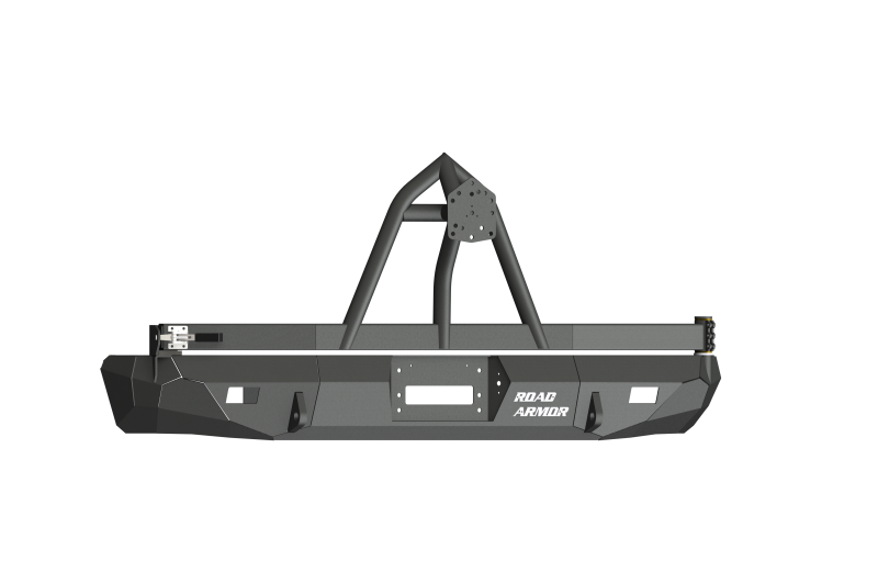 Road Armor 61208B 99-07 fits Ford Excursion Stealth Rear Winch Bumper w/Tire Carrier - Tex Blk
