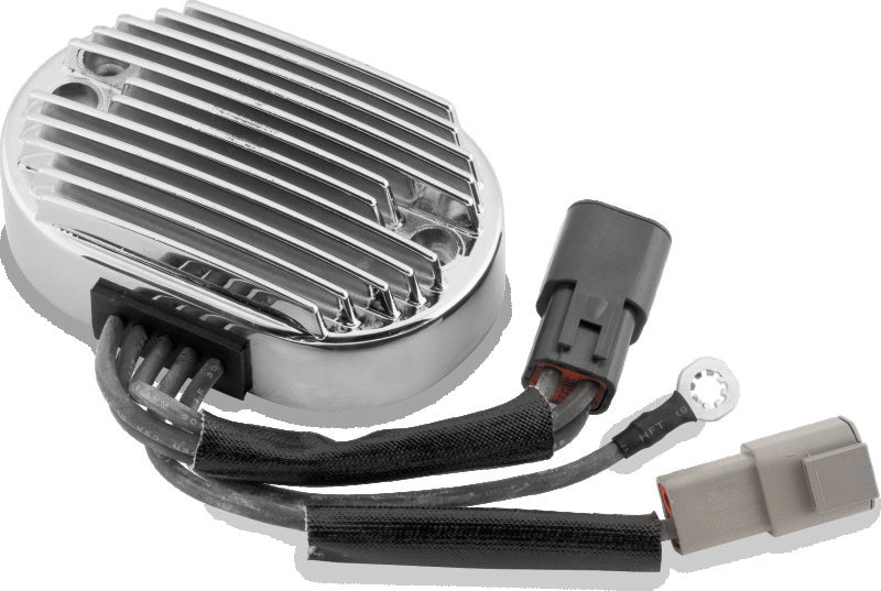 Twin Power 498260 fits  2007 FXST FLST Voltage Regulator Chrome Replaces H-D 745