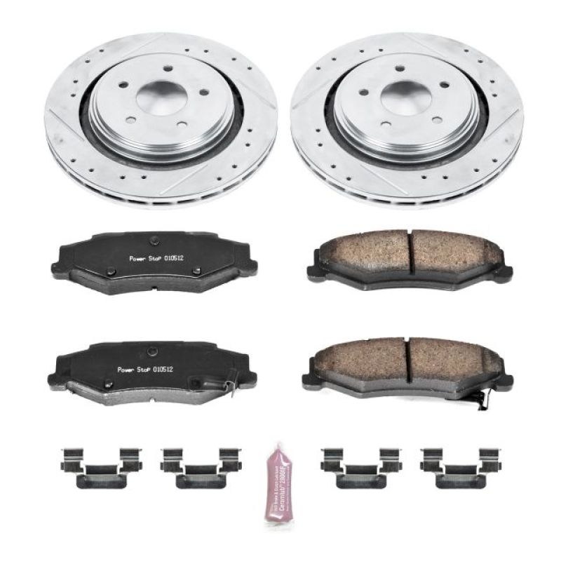 PowerStop K5159 fits Cadillac 06-09 XLR Rear Z23 Evolution Sport Brake Kit
