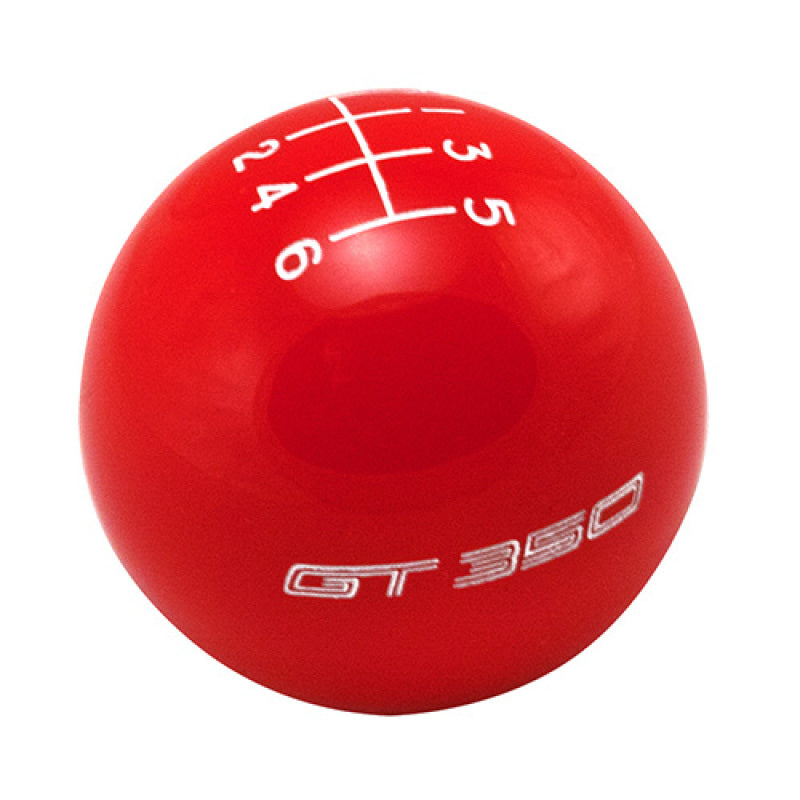 fits Ford M-7213-M8SR Performance GT350 Shift Knob 6-Speed - Red