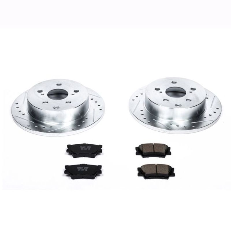 PowerStop K4671 fits Lexus 10-12 HS250h Rear Z23 Evolution Sport Brake Kit