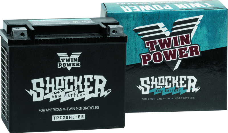 Twin Power 781154 YTX-20HL Shocker Battery Replaces H-D 65989-97A 310 CCA