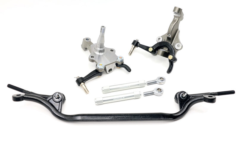 Ridetech 11169500 Camaro and Firebird and 68-74 Nova TruTurn Steering System Package Includes Spindles